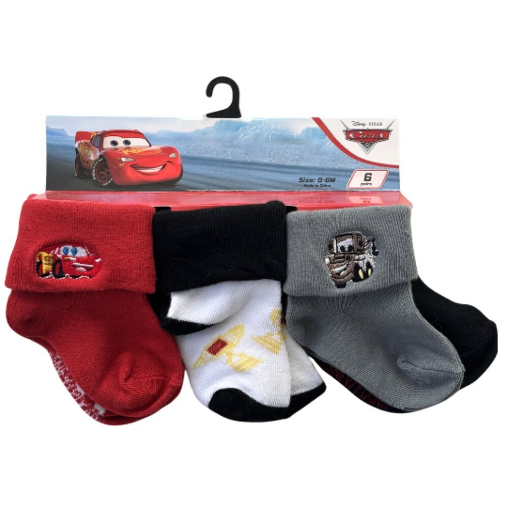 NEW Disney Cars Baby Socks: 0-6 Months